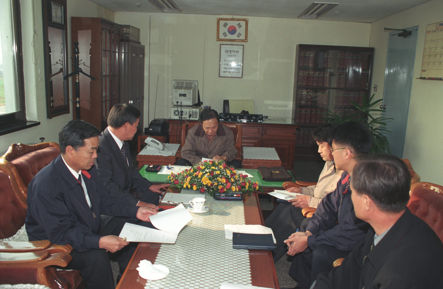 김동근 산림청차장 산림항공관리소 순시